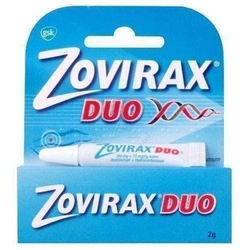 ZOVIRAX DUO cream 2g treatment of herpes of the lips and changes