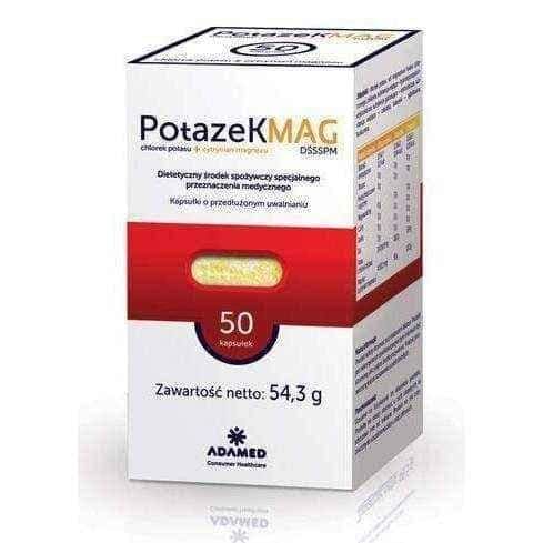 Potazek Mag x 50 capsules, magnesium supplement UK