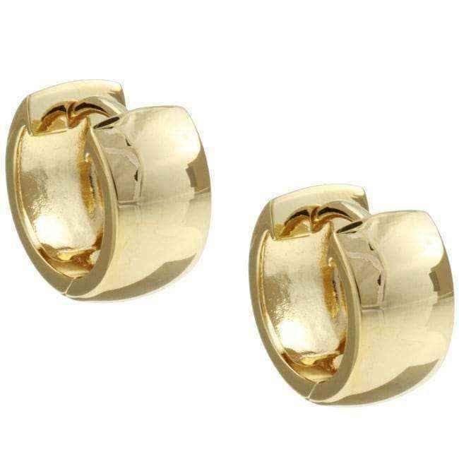 14k Gold or Rhodium-plated Sterling Silver Hoop Earrings UK