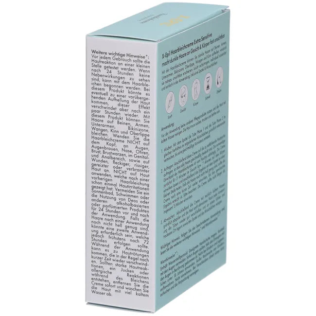 X-EPIL hair bleaching cream 2X40 ml