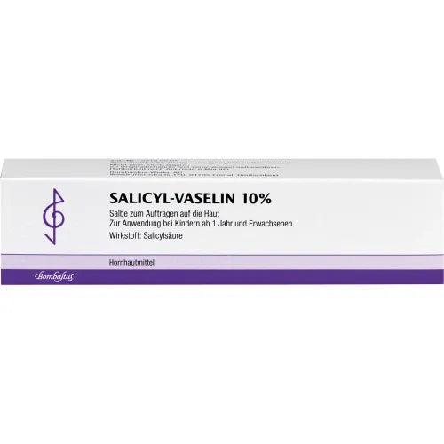 hyperkeratosis, Corns (Clavus), Calluses (calluses) SALICYL VASELINE 10% ointment 100 ml