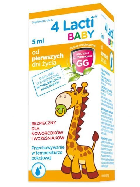 4 Lacti Baby drops 5ml infant probiotic drops, probiotics for children