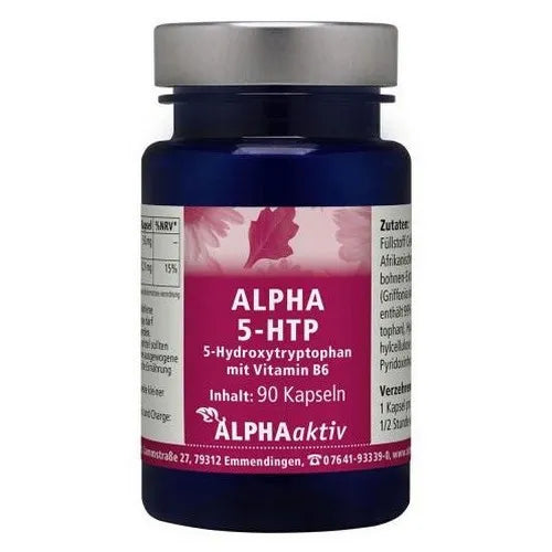 5-Hydroxytryptophan with vitamin B6, ALPHA 5-HTP capsules
