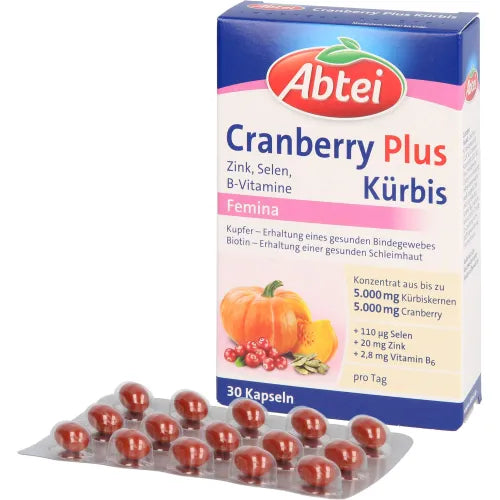 ABBEI pumpkin seeds, Plus Cranberry, bladder, pelvic support, copper