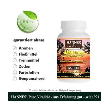 ABM Agaricus Blazei Murill POWDER Vegi-Capsules