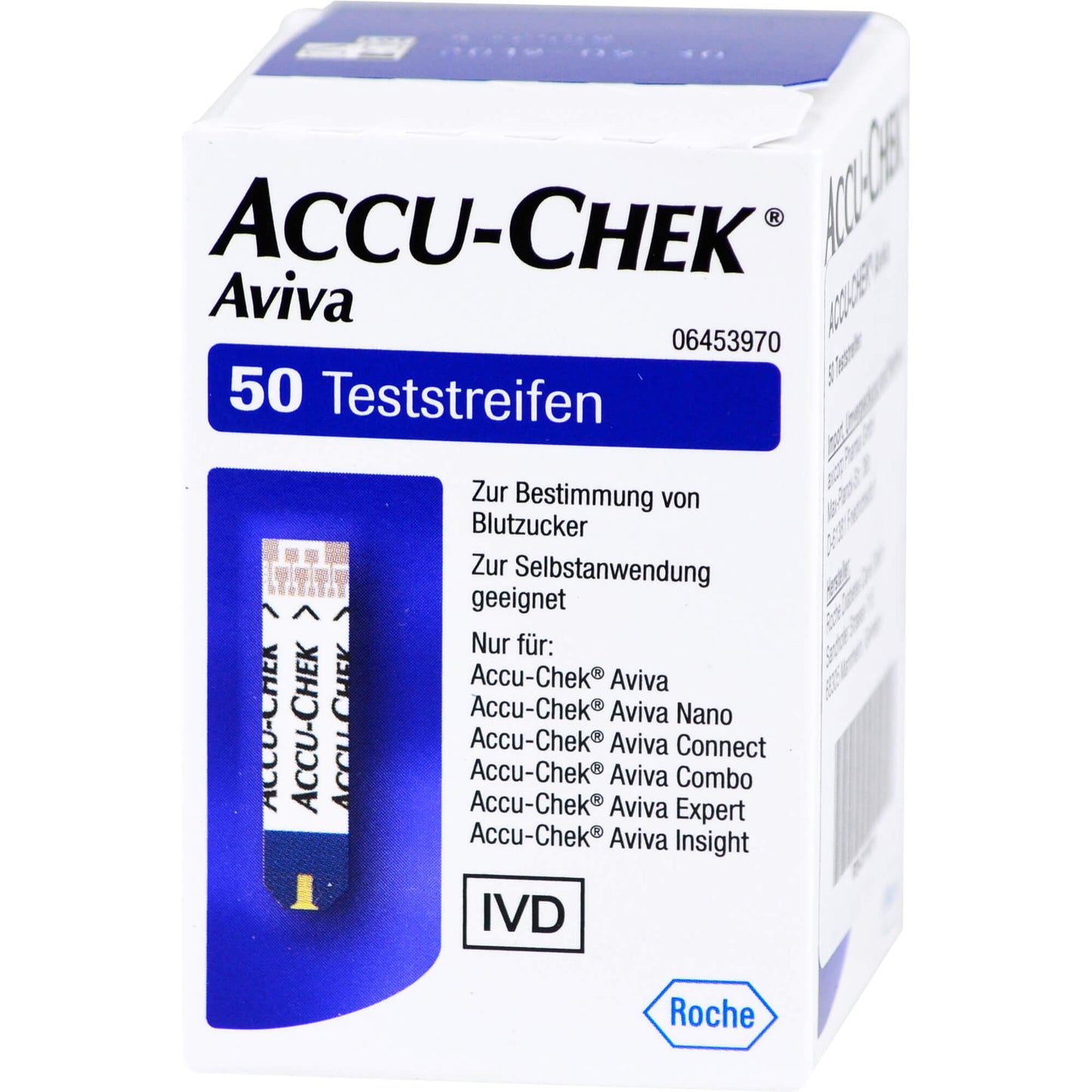 ACCU-CHEK Aviva Test Strips Plasma II Germany 50 pcs