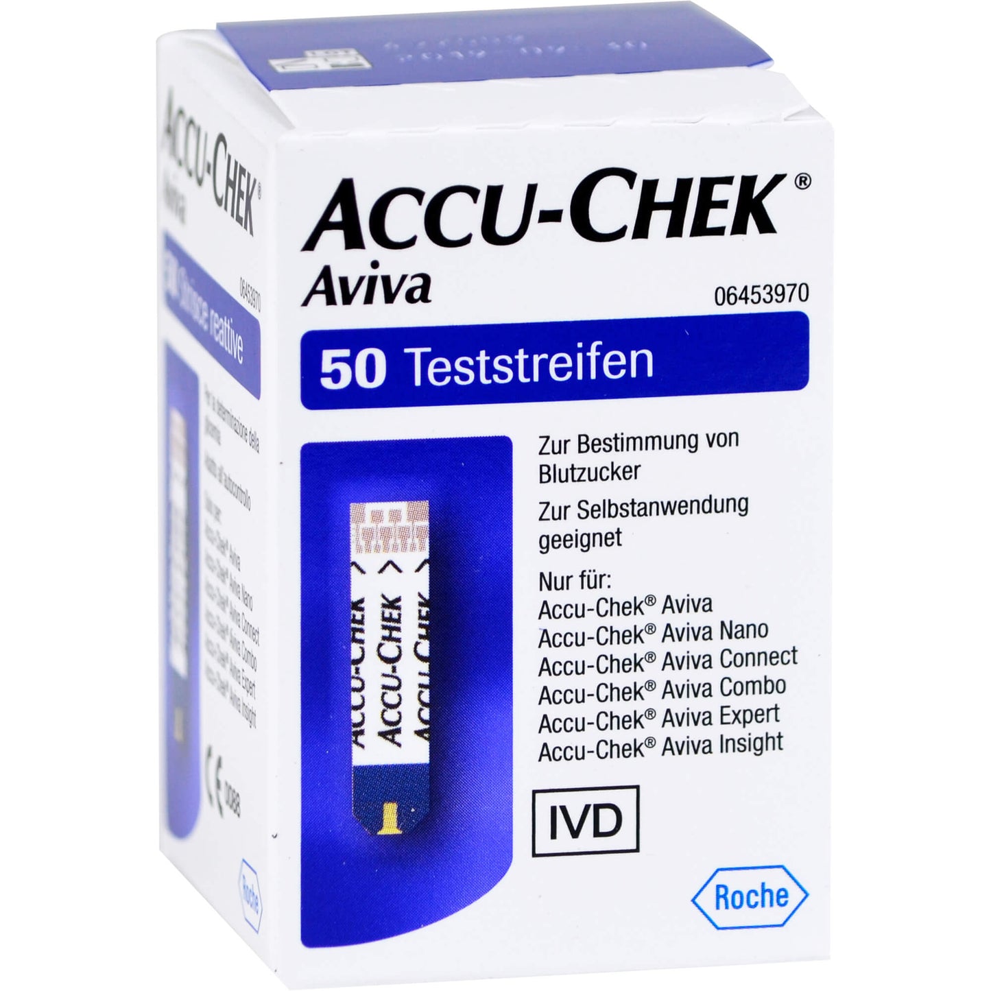ACCU-CHEK Aviva Test Strips Plasma II Germany 50 pcs