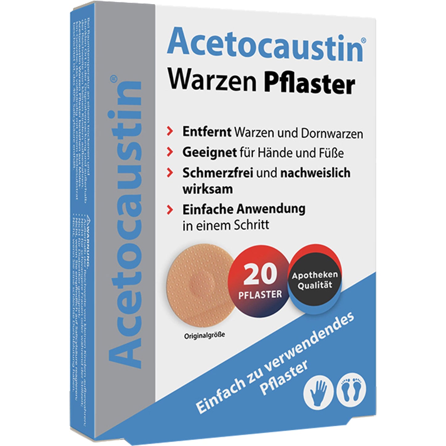 ACETOCAUSTIN wart plasters