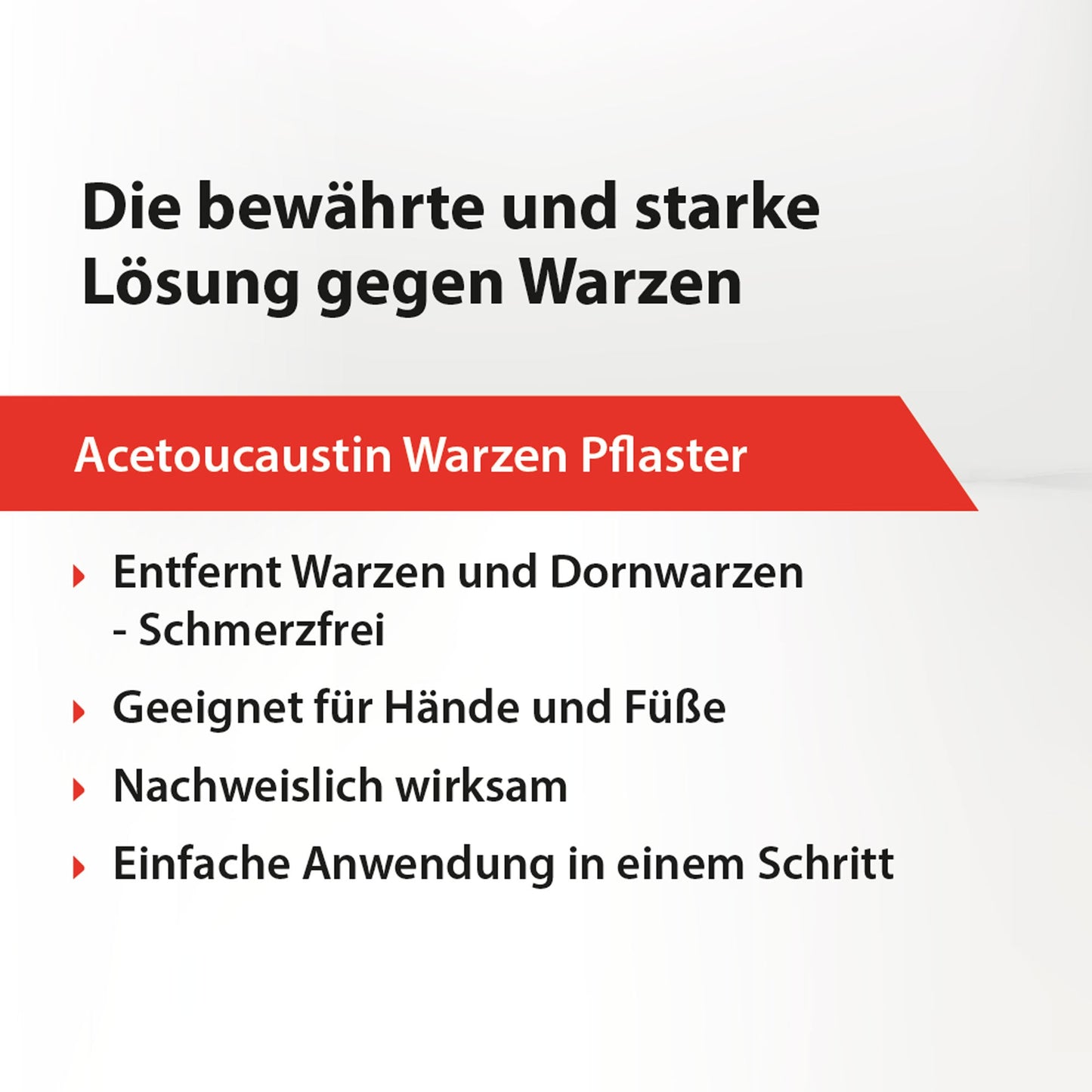 ACETOCAUSTIN wart plasters