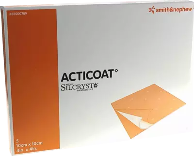 ACTICOAT 10x10 cm antimicrobial wound dressing