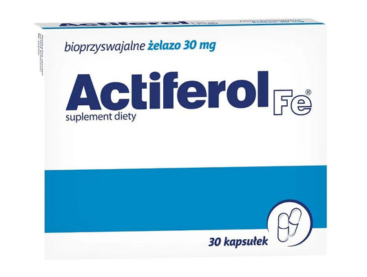 ACTIFEROL Fe 0,03g x 30 capsules