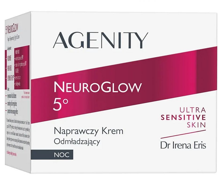 AGENITY NEUROGLOW 5° Night Repairing Rejuvenating Cream 50 ml
