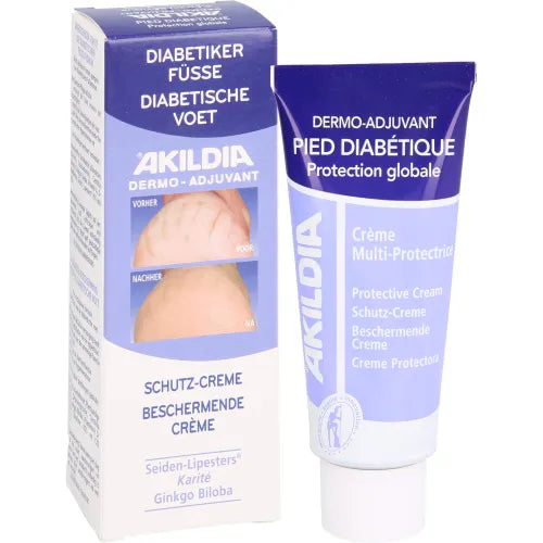 AKILDIA diabetic foot cream, foot protection