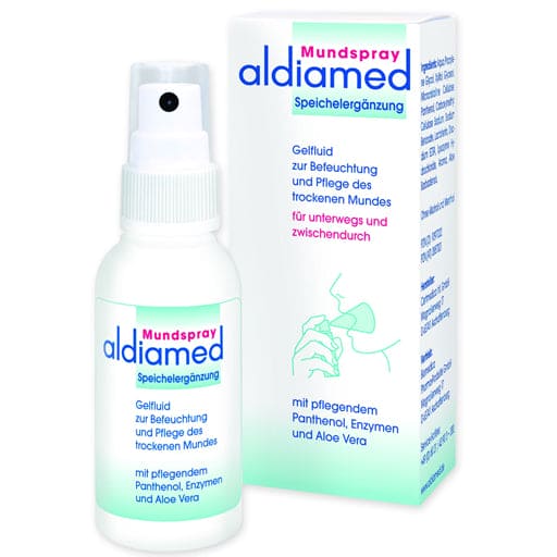 ALDIAMED mouth spray to supplement saliva UK