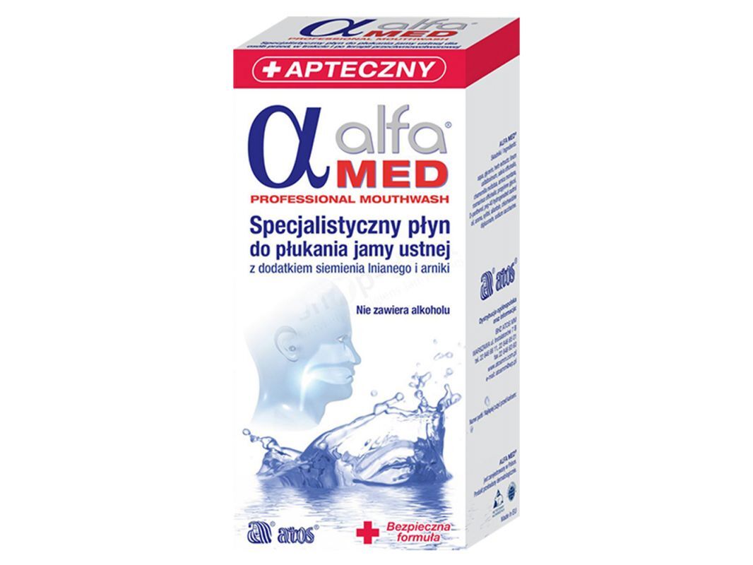 ALFA MED Mouthwash,soothes inflammation and edema