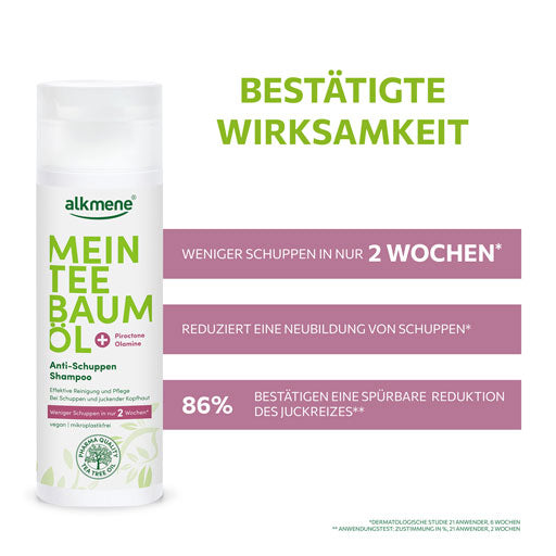 ALKMENE My Tea Tree Oil Anti-Dandruff Shampoo