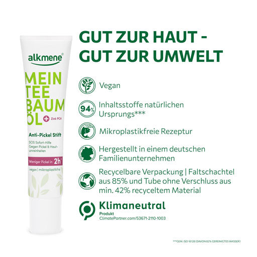 ALKMENE My Tea Tree Oil Anti-Pimple Stick