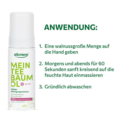 ALKMENE My Tea Tree Oil Mild Cleansing Foam