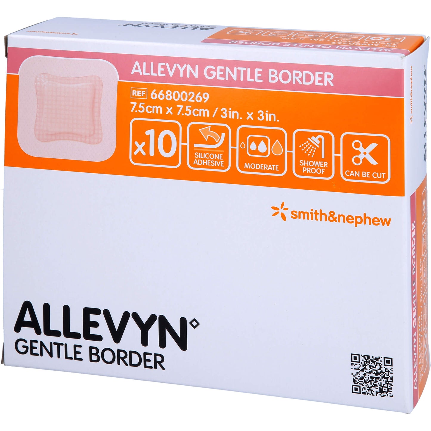 ALLEVYN Gentle Border 7.5x7.5 cm foam connector