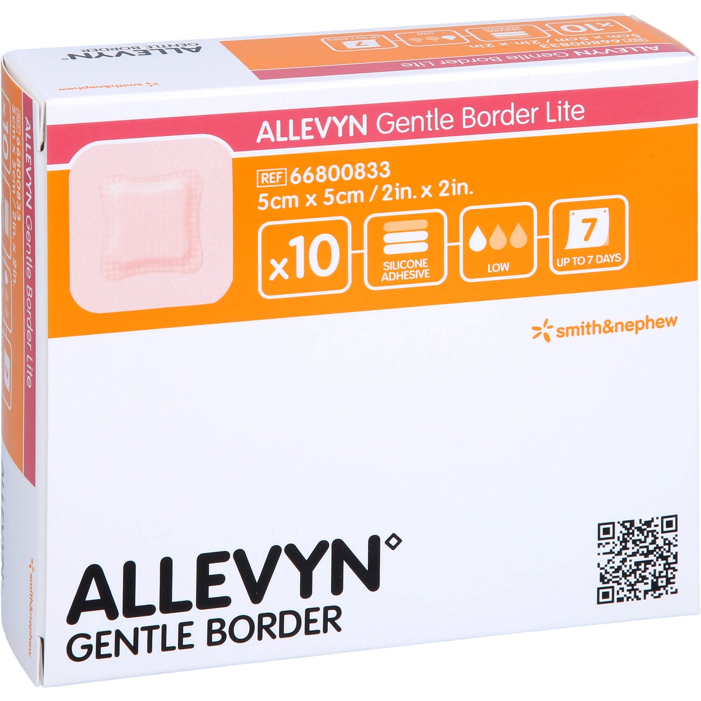 ALLEVYN Gentle Border Lite 5x5 cm foam connector