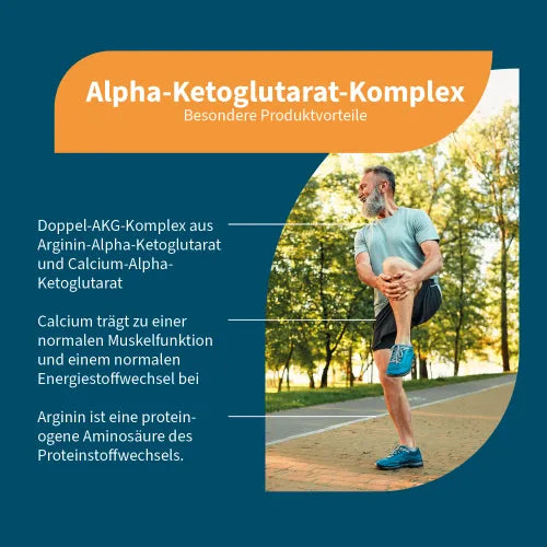 ALPHA-KETOGLUTARATE complex L-arginine+calcium caps. 120 pieces