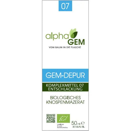 ALPHAGEM GEM Depur GC07 Detoxifying Drops 50 ml