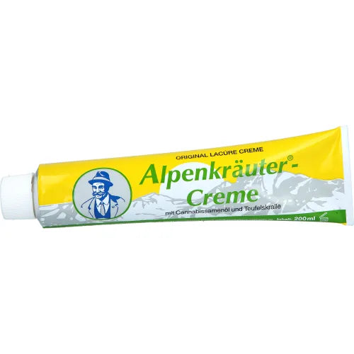 ALPINE HERBS Cream Lacure with cannabis oil and devil's wort 200 ml