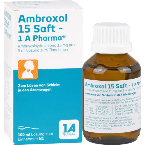AMBROXOL 15 juice 1A Pharma 100 ml