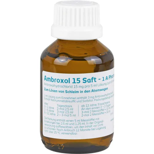 AMBROXOL 15 juice 1A Pharma 100 ml