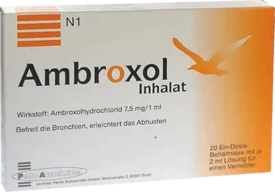 AMBROXOL inhalant solution, ambroxol hydrochloride for a nebulizer UK