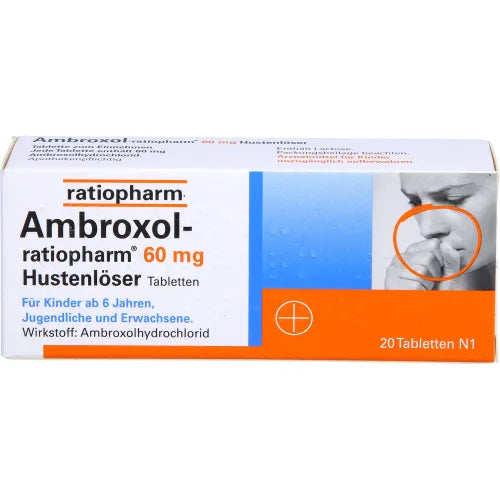 AMBROXOL ratiopharm 60 mg Expectorant Tablets 20 tablets