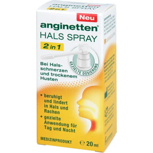 ANGINETTEN Throat Spray 2-in-1 Adult