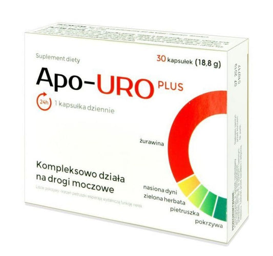 APO-URO PLUS x 30 capsules urinary tract infection treatment