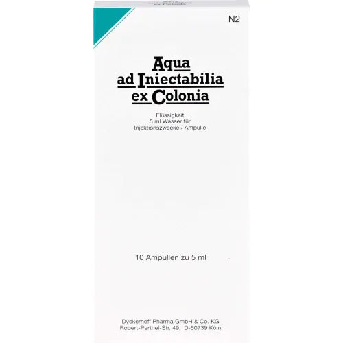 AQUA AD iniectabilia ex Colonia ampoules