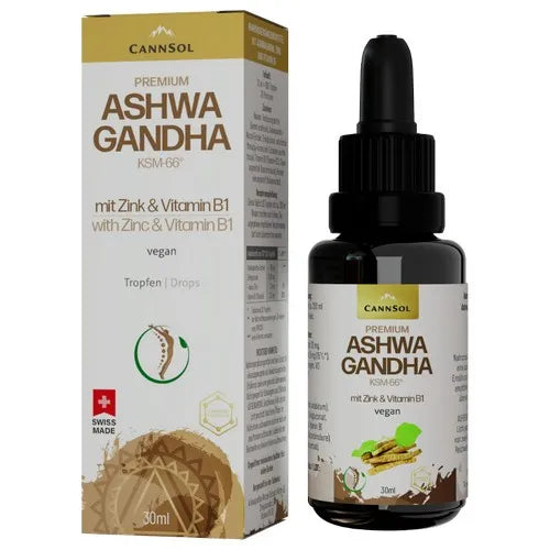 ASHWAGANDHA WITH Zinc & Vitamin B1 drops for one