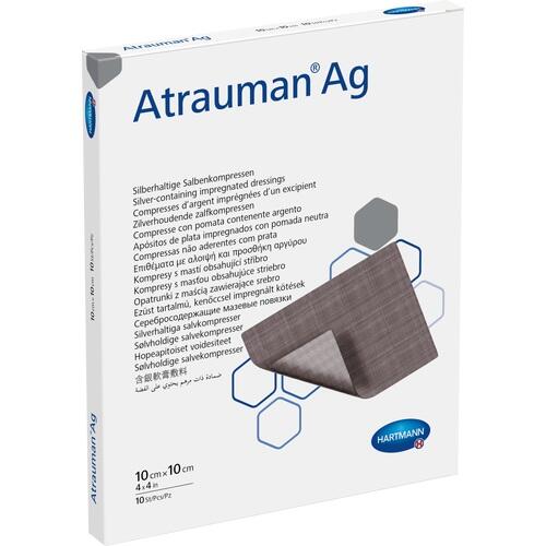 ATRAUMAN Ag 10x10 cm sterile compresses, 10 pieces - 4