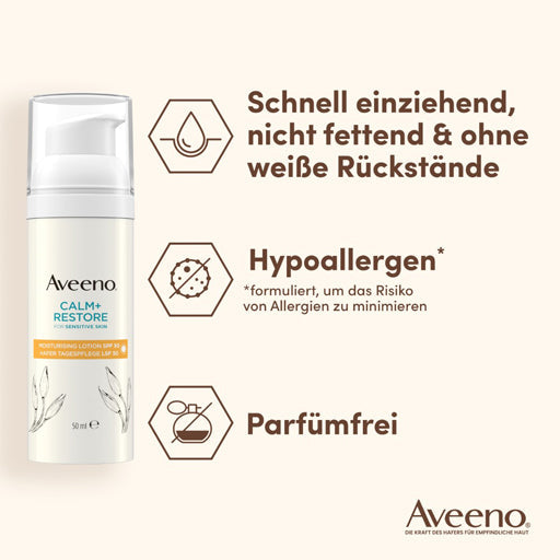AVEENO Calm+ Restore Oat Day Cream SPF 50 50 ml