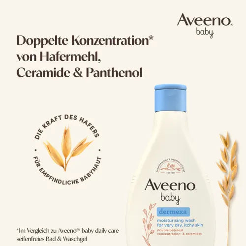 AVEENO baby Dermexa emollient shower cream 250 ml