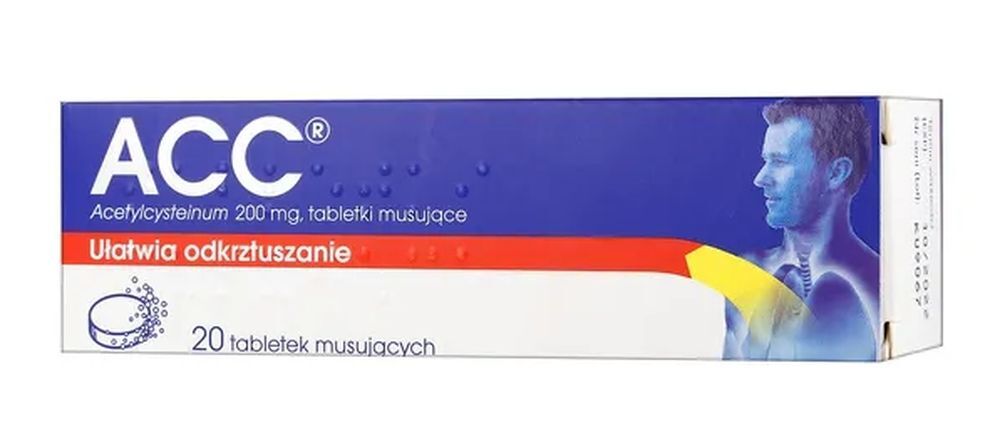 Acc 200 mg x 20 effervescent tablets