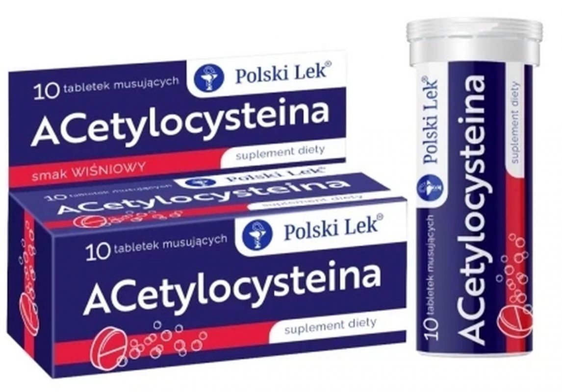 Acetylcysteine 10 effervescent tablets