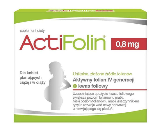 ActiFolin, folate, folic acid, 4th generation active folate, become pregnant