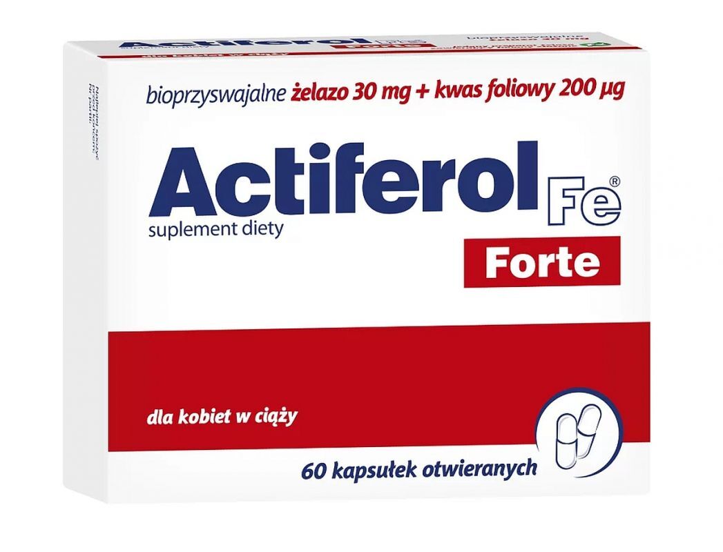 Actiferol Fe Forte 30 mg 60 capsules