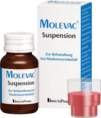Against pinworms, MOLEVAC suspension UK