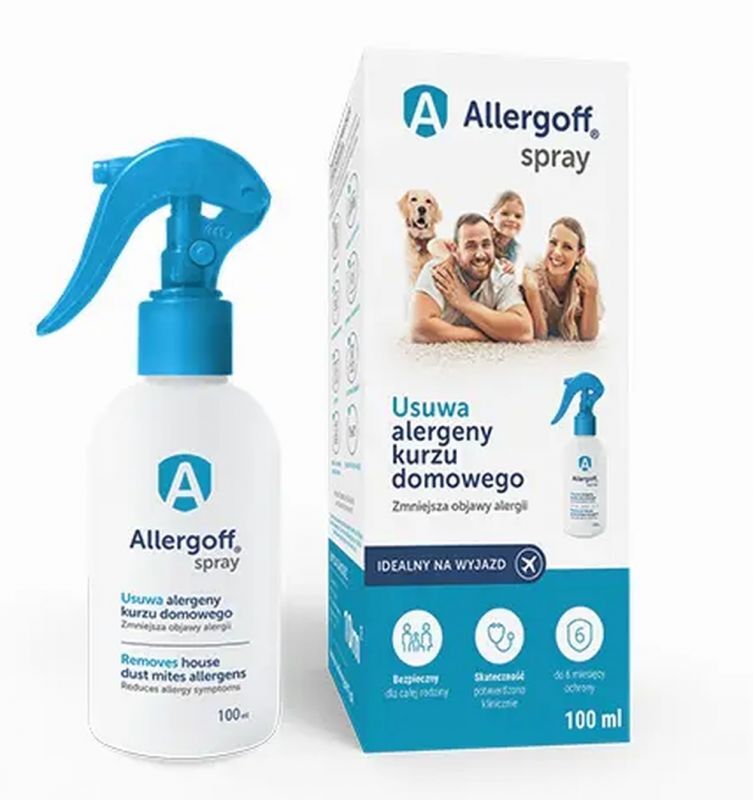 How to remove allergens from house Alergoff Spray allergen neutralizer 100 ml