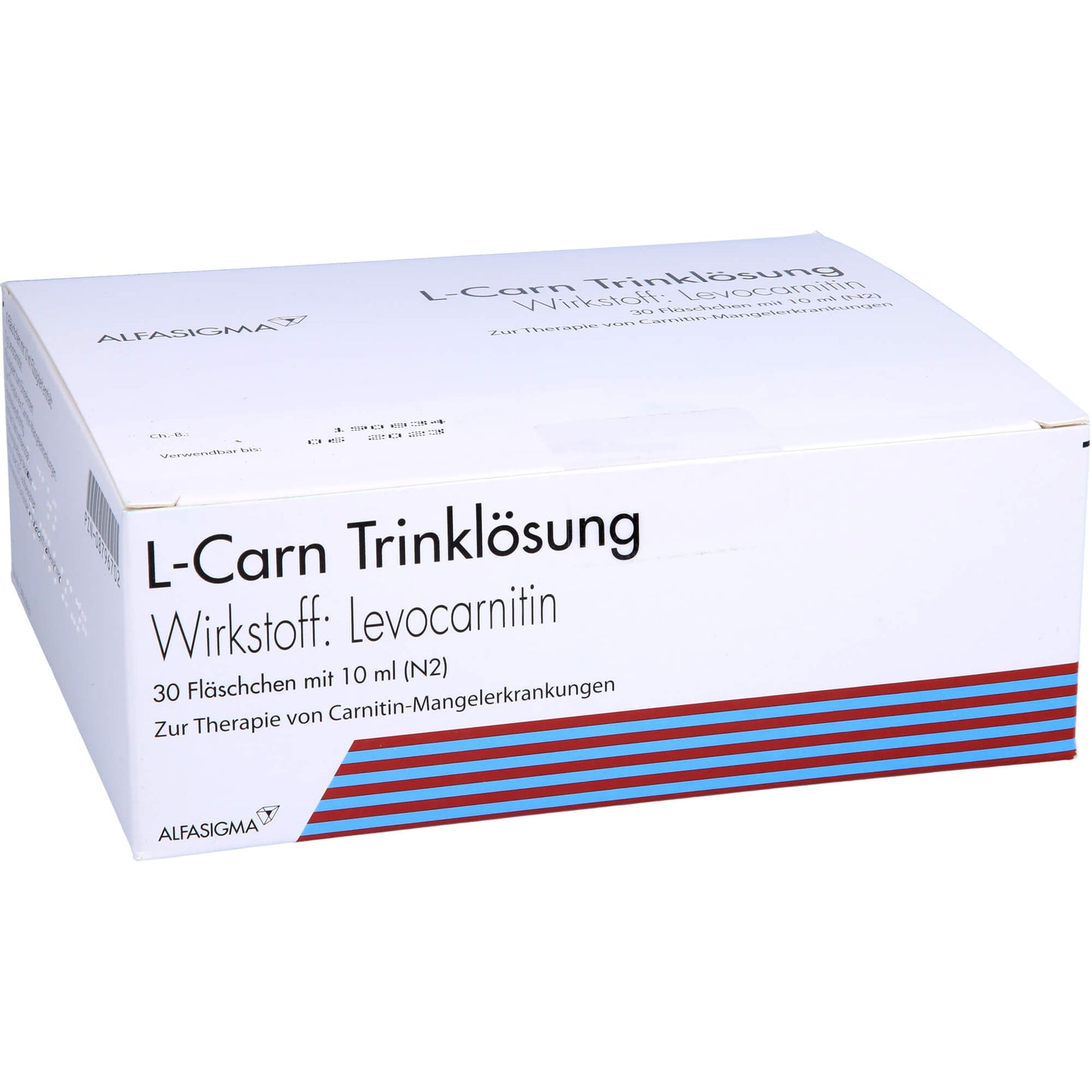 Alfasigma L-Carn levocarnitine Drinking Solution  30 × 10 ml Pack