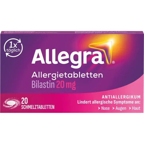 Allergies ALLEGRA Allergy Tablets 20 mg Melt Tablets 20 tablets