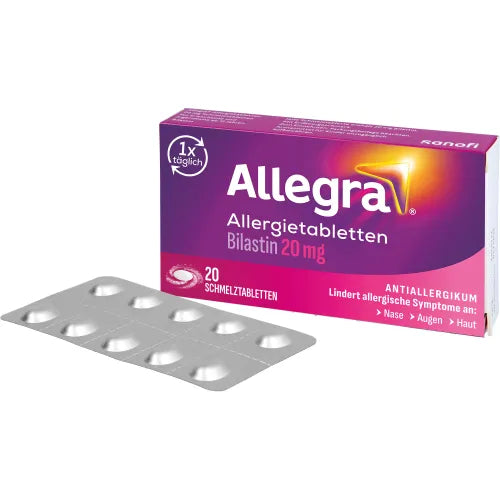 Allergies ALLEGRA Allergy Tablets 20 mg Melt Tablets 20 tablets