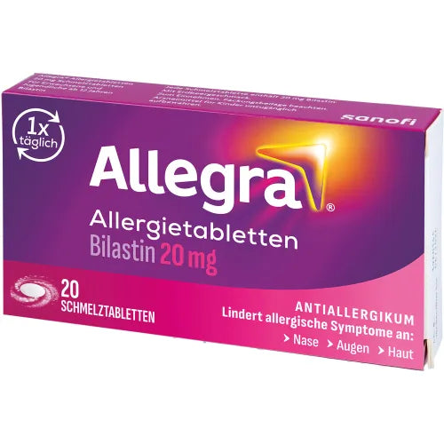 Allergies ALLEGRA Allergy Tablets 20 mg Melt Tablets 20 tablets