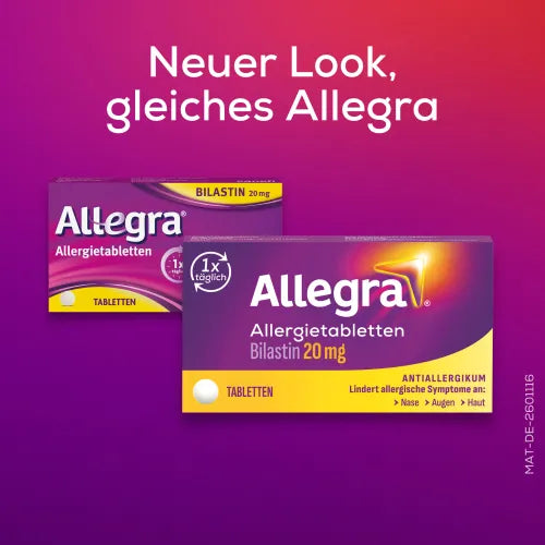 Allergies ALLEGRA Allergy Tablets 20 mg Melt Tablets 20 tablets