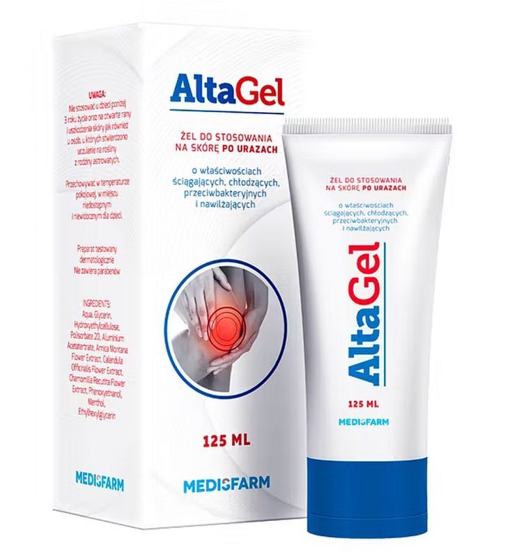 Altagel gel, arnica, menthol, aluminum acetate, calendula, chamomile